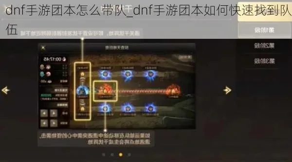 dnf手游团本分区么-DNF团本分区详解